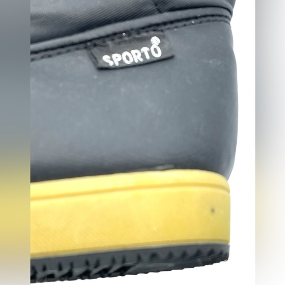 Nordstrom Boots Winter Black Sporto Weather Resistant - Picture 8 of 11